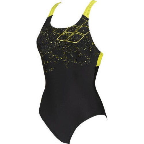 Vientisas moteriškas maudymosi kostiumėlis Arena W Lightning B Swim Pro, juodas