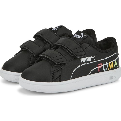 Puma Avalynė Vaikams Smash v2 Home School Black 386201 01
