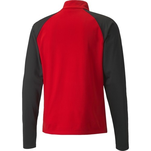 Puma Men's Sweatshirt TeamLiga 1/4 Zip Top Red Black 657236 01