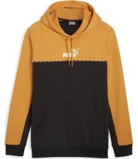 Мужской свитшот Puma Ess Block X Tape, чёрный/жёлтый 675173 91