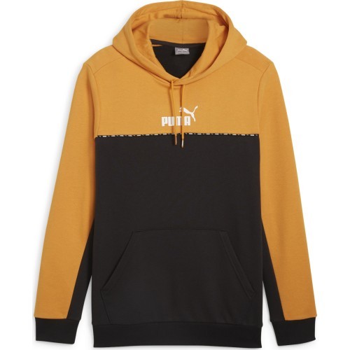 Puma Ess Block X Tape Men's Sweatshirt Black Yellow 675173 91
