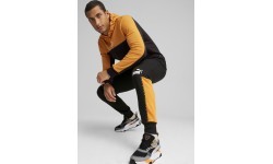 Мужской свитшот Puma Ess Block X Tape, чёрный/жёлтый 675173 91