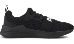 Кроссовки подростковые Puma Wired Run Jr High Risk Black 374214 01