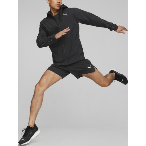 Мужская толстовка Puma Run Reflective AOP Woven Black 522409 01