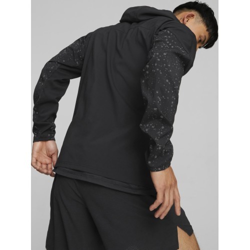 Puma Run Reflective AOP Woven Men's Sweatshirt Black 522409 01