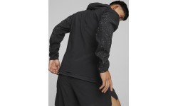 Puma Run Reflective AOP Woven Men's Sweatshirt Black 522409 01