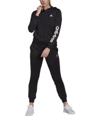 Adidas Sportinis Kostiumas Moterims W Lin Ft Ts Black GM5575
