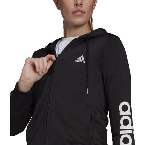 Женский спортивный костюм Adidas W Lin FT TS Black GM5575