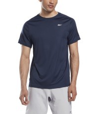 Reebok Men's T-Shirt Wor Ss Tech Tee Navy HL4292