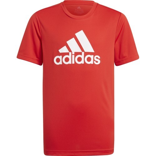 T-Shirt Adidas Designed To Move Big Logo Tee Jr, Red