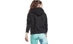Женский свитшот Reebok Ri Full Zip, чёрный GS9384