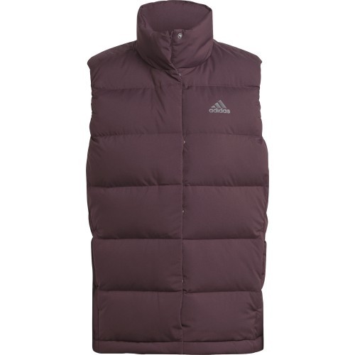 Adidas W Helionic Vest Women's Down Vest Bordeaux HE1456