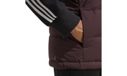 Женский пуховый жилет Adidas W Helionic Vest, бордовый HE1456