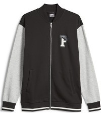 Puma Squad Track Jacket Men's Sweatshirt Black Grey 676018 01