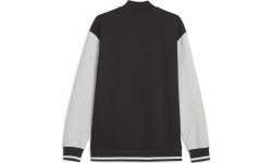 Puma Squad Track Jacket Men's Sweatshirt Black Grey 676018 01