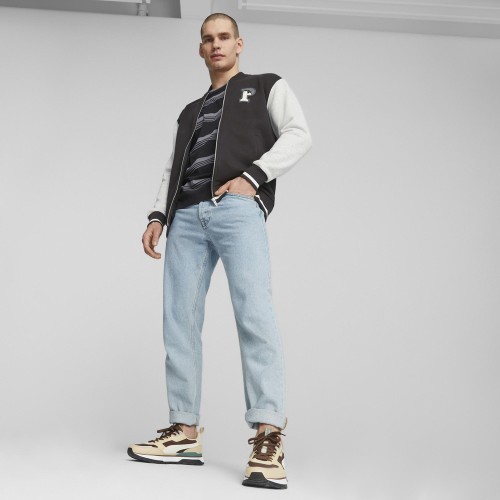 Puma Džemperis Vyrams Squad Track Jacket Black Grey 676018 01