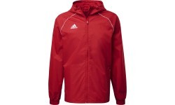 Мужская куртка Adidas Core 18 Rain Jacket, красная CV3695