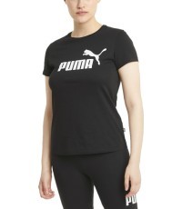 Puma Ess Logo Tee Women's Blouse Black