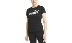 Puma Ess Logo Tee Women's Blouse Black