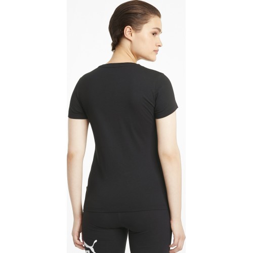 Puma Palaidinė Moterims Ess Logo Tee Black