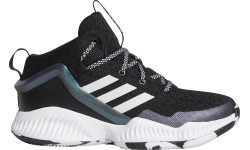 Подростковые баскетбольные кроссовки Adidas Lockdown J чёрные FZ1696