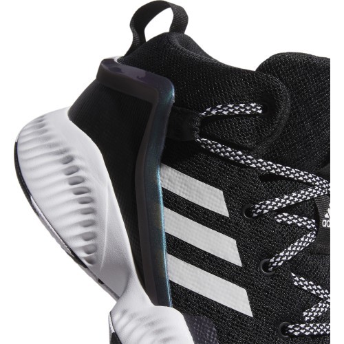 Подростковые баскетбольные кроссовки Adidas Lockdown J чёрные FZ1696