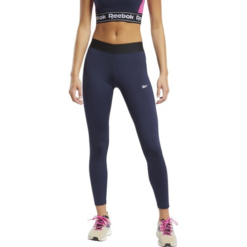Женские легинсы Reebok Te Linear Logo Poly Navy FU2246