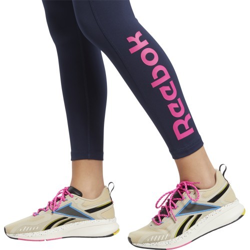 Reebok Te Linear Logo Poly Women's Leggings Navy FU2246
