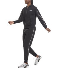 Reebok Piping Pack Hooded Women's Tracksuit Black HE2275