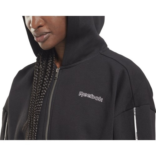 Reebok Sportinis Kostiumas Moterims Piping Pack Hooded Black HE2275