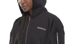 Женский спортивный костюм Reebok Piping Pack Hooded черный HE2275