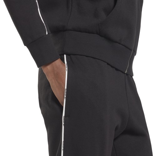 Женский спортивный костюм Reebok Piping Pack Hooded черный HE2275