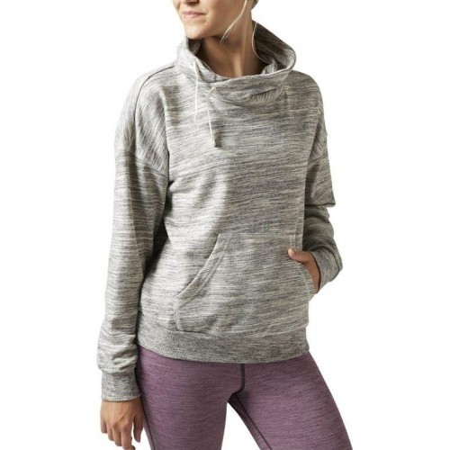 Толстовка Reebok El Marble Cowl Neck Grey Heather BK5189