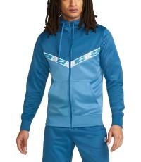 Nike Sportswear Repeat Men's Full-Zip Hoodie Blue DM4672 407