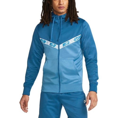 Nike Sportswear Repeat Men's Full-Zip Hoodie Blue DM4672 407