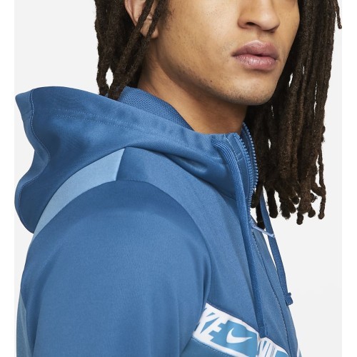 Мужская толстовка на молнии Nike Sportswear Repeat, синяя, DM4672 407