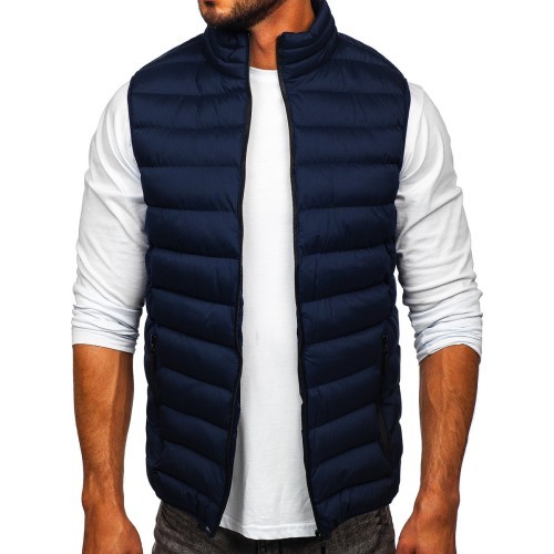 J.Style Men's Vest Blue 5M711-215