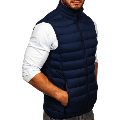 J.Style Men's Vest Blue 5M711-215