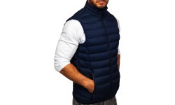 Мужской жилет J.Style синий 5M711-215
