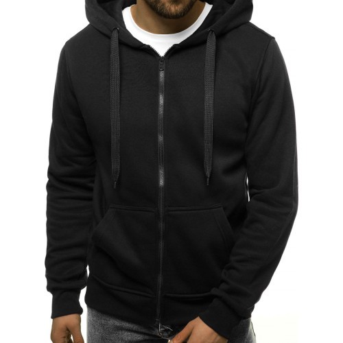 J.Style Men's Fleece Sweatshirt Black 68B2008-3