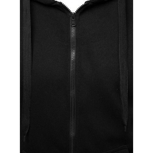 Мужской флисовый джемпер J.Style Black 68B2008-3