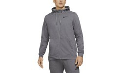 Мужская толстовка Nike Nk Df Hdie Fz Fl, серая, CZ6376 071