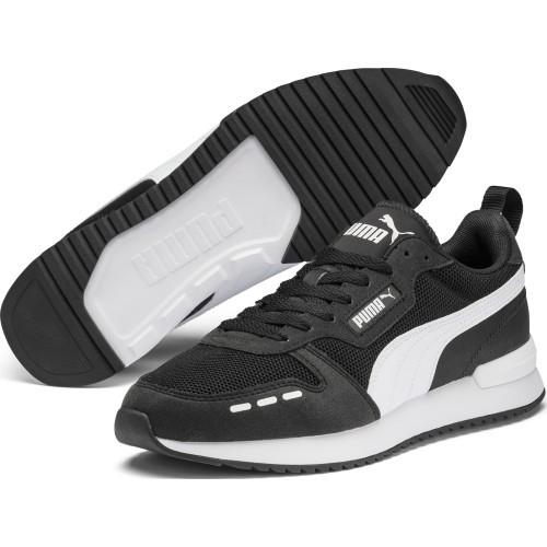 Puma R78 Black White Men's Sneakers 373117 01
