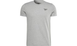Reebok Men's T-Shirt Ri Left Chest Logo Grey HS7114