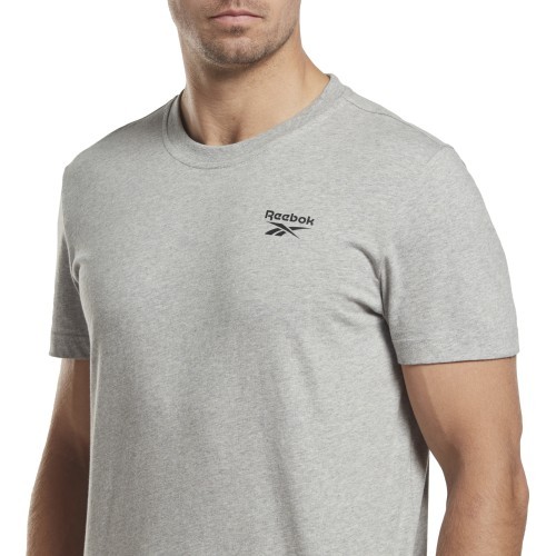 Reebok мужская футболка Ri Left Chest Logo Grey HS7114