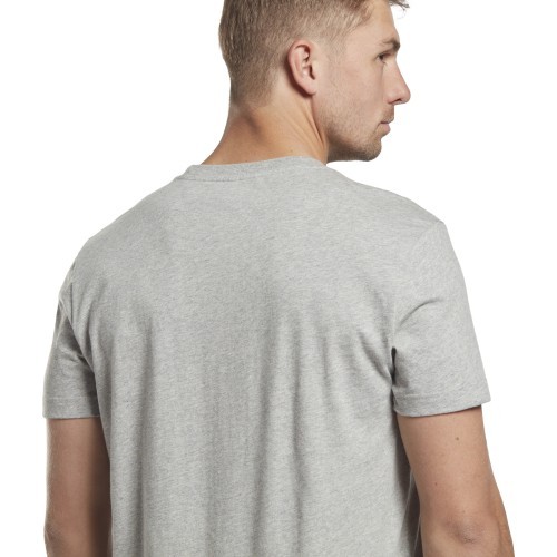 Reebok мужская футболка Ri Left Chest Logo Grey HS7114