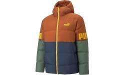 Мужская куртка Puma Power Hooded Down Puff Orange Green Blue 849335 64
