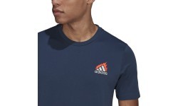 Мужская футболка Adidas M Embrd Lg T, синяя