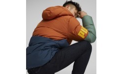Puma Striukė Vyrams Power Hoode Down Puff Orange Green Blue 849335 64