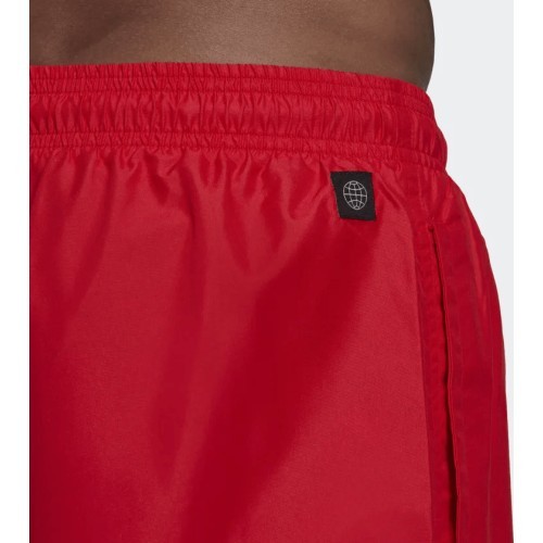 Adidas Solid CLX Short SL Men's Swim Shorts Red HA0384